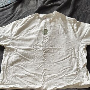 Jordan White Tee with Green Graphic